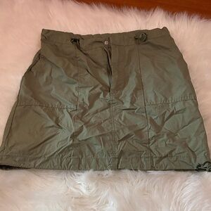 Olive Green Women's Skirt